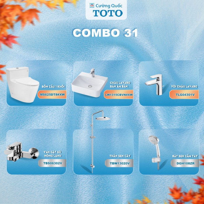 Combo thiết bị vệ sinh TOTO số 31